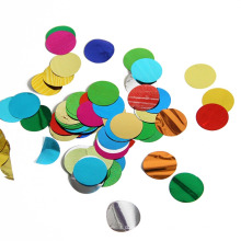 2.5 cm Multi-color Round Shape Mylar Confetti for Christmas Party